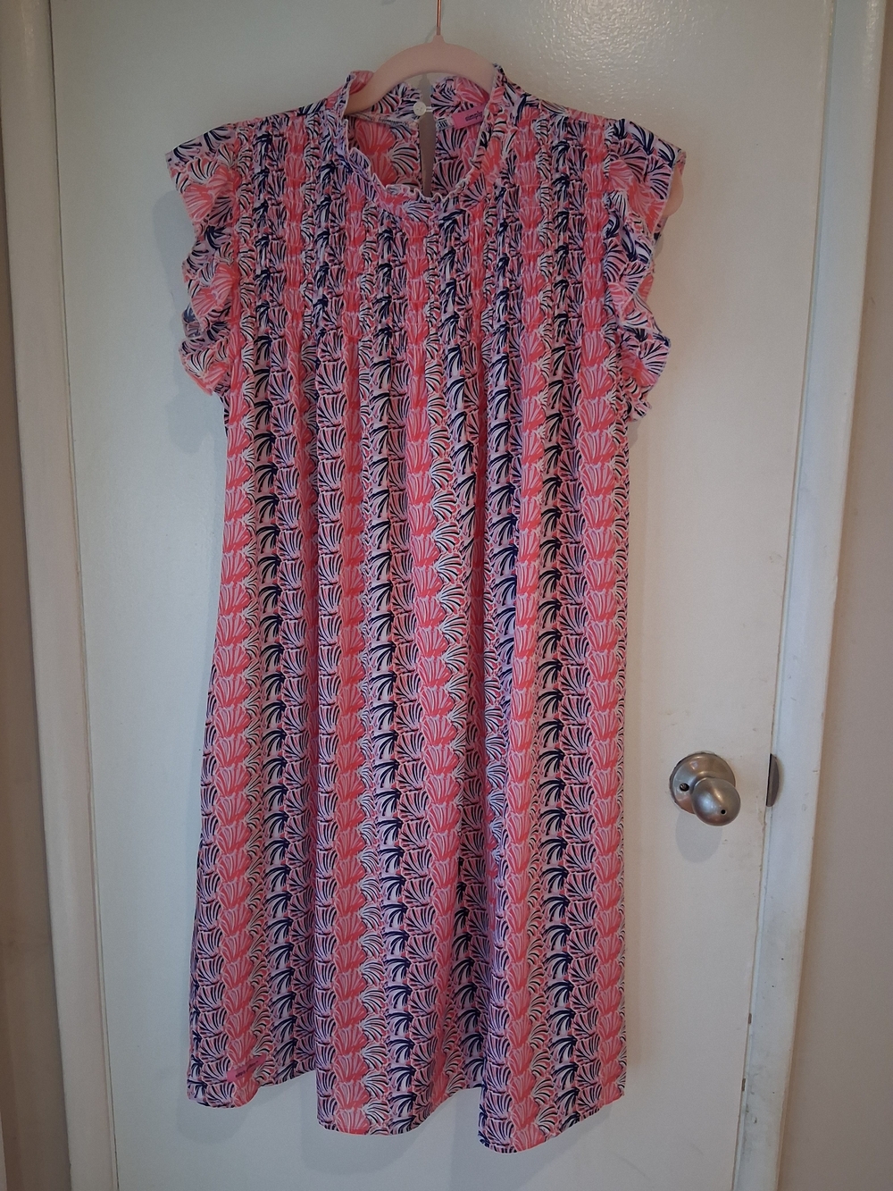 Simply Southern Pink Floral Print Short Sleeve Dress NWOT